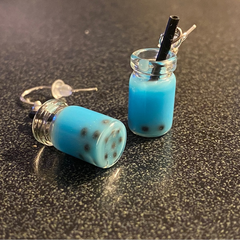 Boba Earrings - Six colors, handmade